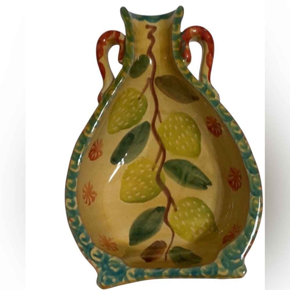 Italian Glazed Clay Fall Harvest Thanksgiving Decor Spoonrest